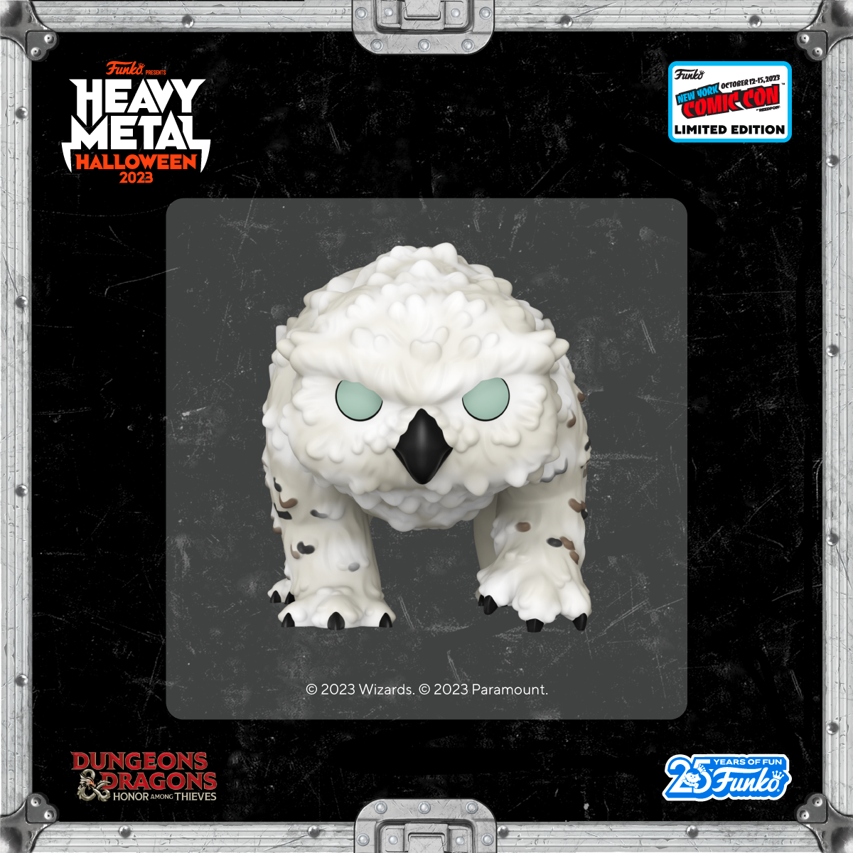 NYCC 2023 exclusive Pop! Owlbear of the Dungeons & Dragons Honor Among Thieves collection.